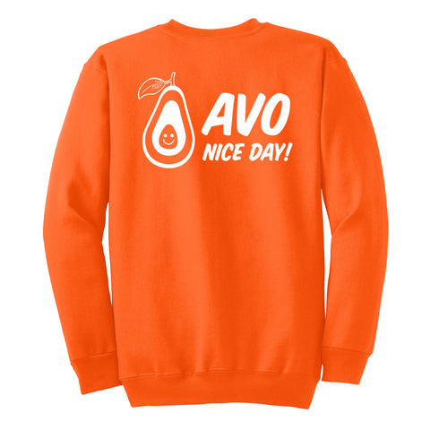 Distribution Center Crewneck Sweatshirt - Safety Orange