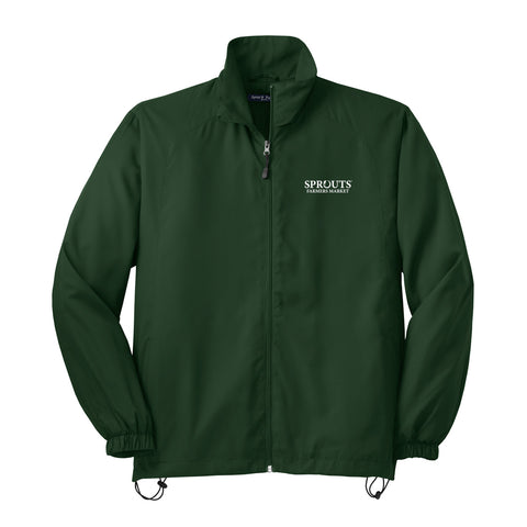 Full-Zip Wind Jacket - Forest Green