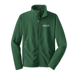 Men's Full-Zip Fleece Jacket - Forest Green