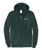 Core Fleece Full-Zip Hooded Sweatshirt - Dark Green