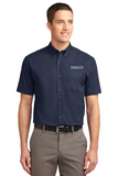 Short Sleeve Easy Care Shirt - Navy