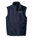 Unisex Fleece Vest-Navy